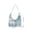 Blue, variant on FEOLGEHLY Sling Bag, Canvas Large Capacity Small Crossbody Bags for Women, Crescent Shoulder Bag Casual Tote Bucket Handbag Zipper Closure for Shopping Work Travel Business Vacation Daily Use