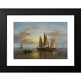 thumbnail image 2 of Abraham Hulk 14x11 Black Modern Framed Museum Art Print Titled - On Calm Waters, 2 of 5