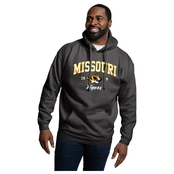 Men's League Collegiate Wear Black Missouri Tigers Essentials 2.0 Fleece Pullover Hoodie