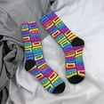 thumbnail image 5 of KLL Cassette Tapes Print Cool Socks Men's Women's Crew Socks Funny Crazy Novelty Stockings, 5 of 6
