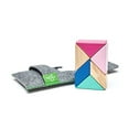 thumbnail image 2 of 6 Piece Tegu Pocket Pouch Prism Magnetic Wooden Block Set, Blossom, 2 of 10