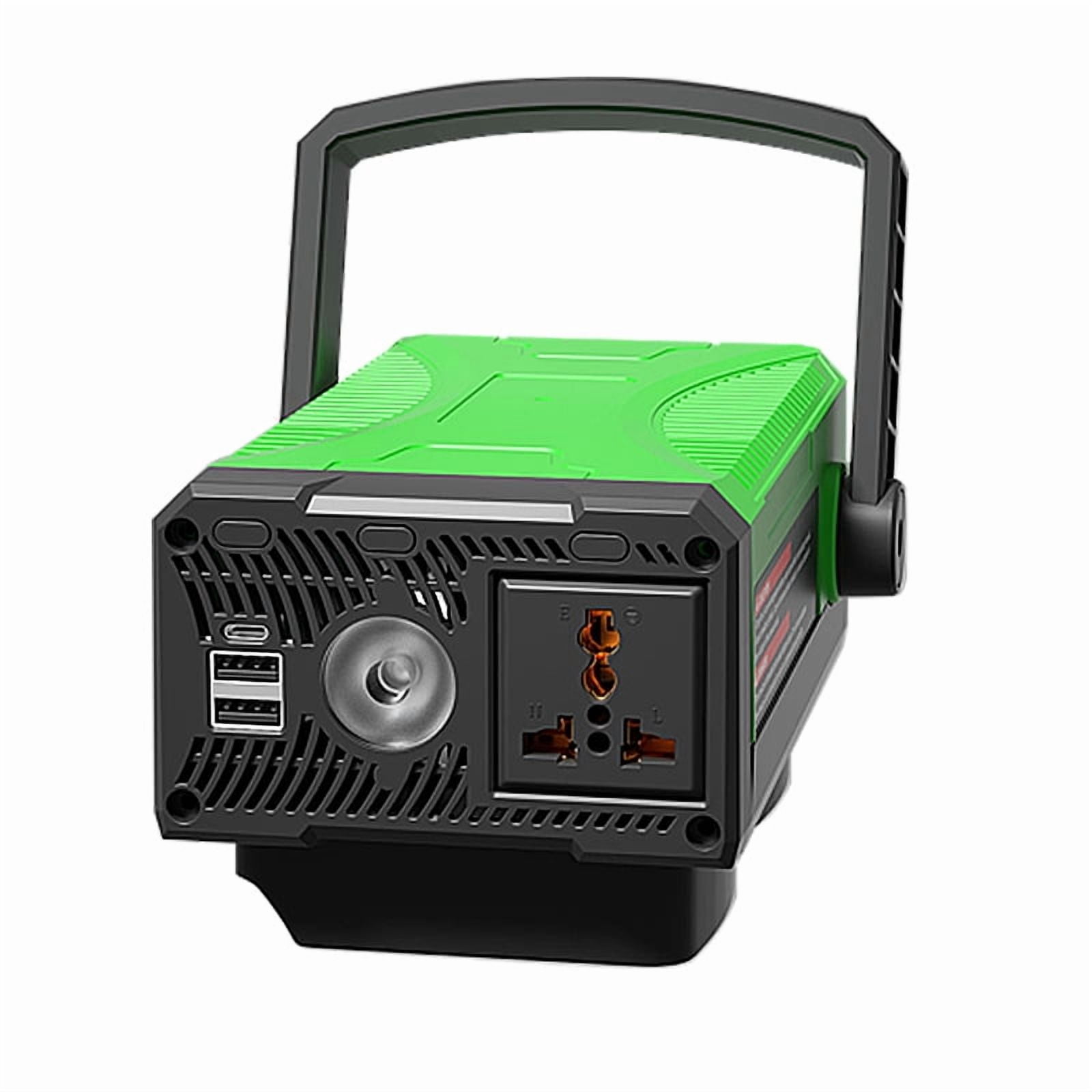300W Power Inverter Compatible with EGO 56V Battery, DC 18V to AC 110V Portable Power Station Generator for Emergency Power