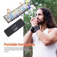 thumbnail image 3 of 1 Pc Durable 10-hole 20-tone Blues Harmonica Small Instrument Blues Harmonica, 3 of 4