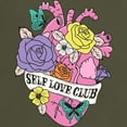 thumbnail image 3 of CafePress - Self Love Club Heart T Shirt - Men's Classic Graphic Cotton T-Shirt, 3 of 4
