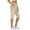 Beige, variant on Long Shorts for Women Knee Length Hiking Cargo Bermuda Shorts Elastic Waist Lightweight Work Capris for Casual Travel Fishing