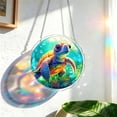thumbnail image 2 of Tuvgenk 7.4" Acrylic Puzzles Suncatchers for Windows Hanging Wall Decor Stained Glass Window Hanging Floral 83 Pieces Animal Light Catcher Ornament Gift for Mom & Women, 2 of 6