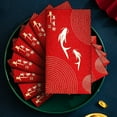 thumbnail image 4 of Zhuge 12Pcs Red Envelopes Chinese New Year, Lunar New Year of The Snake Lucky Money Red Packets-E06, 4 of 4