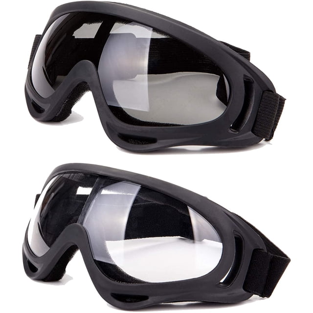 Lunettes de Vélo Anti-Buée Anti-Éblouissement Coupe-Vent 400 UV Lunettes de Neige Lunettes de Soleil Ski Patinage