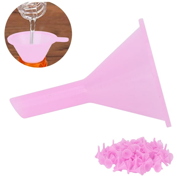 Small Separatory Funnel, Plastic Perfume Dispensing Funnel Sand Art Powder for Bottles for Perfume Sample Making Pink