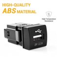 thumbnail image 3 of Single Port Charging Power Adapter Outlet 2.1a Usb Car Charger Socket, 3 of 4
