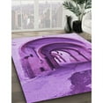 thumbnail image 2 of Ahgly Company Indoor Rectangle Patterned Violet Purple Area Rugs, 8' x 10', 2 of 6