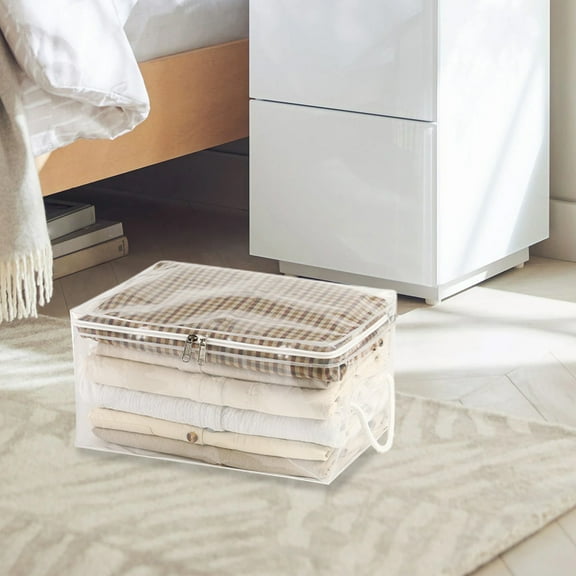 CasaChic Wardrobe Clothes Organizer Set - Foldable, Sturdy with Handles for Folded Clothes, Underwear, Socks & Drawer Storage