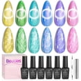 thumbnail image 1 of Set de esmaltes de uñas Beetles Cat Eye Gel Esmalte de uñas, 6 colores, 1 of 7