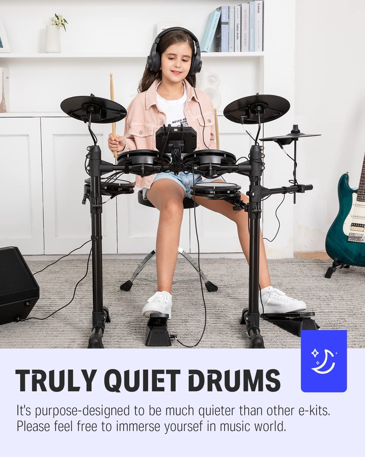 Buy Donner DED 80 Electric Drum Set Electronic Drum Kit For Beginner buy-donner-ded-80-electric-drum-set-electronic-drum-kit-for-beginner