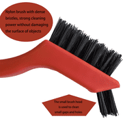 XDMTWLKJ Nylon Cleaning Brush Set, 6 Pcs, Non-Scratch Soft Bristles for Delicate Surfaces
