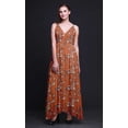 thumbnail image 3 of Bimba Robe Maxi Imprimée pour Femmes avec Cordon de Serrage, Bretelles Spaghetti, Tenue de Plage - Grande Taille, 3 of 5