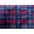 thumbnail image 3 of oneOone Cotton Silk Fabric Madras Check Printed Fabric 1 Yard 42 Inch Wide, 3 of 3