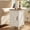 Rustic White and Honey Brown, variant on VASAGLE LIRY Collection - End Table with Charging Station, Side Table with Storage Cabinet, Night Stand for Bedroom, Rustic White and Honey Brown