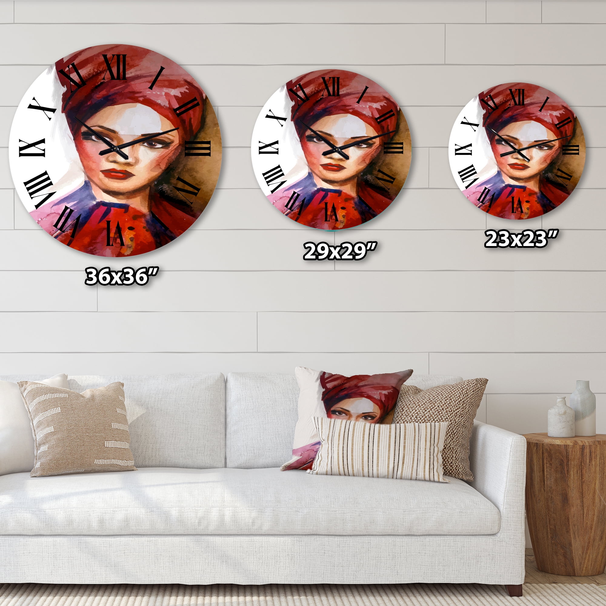 Designart 1 in Modern/Contemporary Wall Clock
