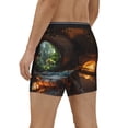 thumbnail image 6 of Mens Underwear, Cozy Tree Hole Cabin Mens Underwear Boxer Briefs, Soft Breathable Underwear Long Leg For Men, 6 of 8