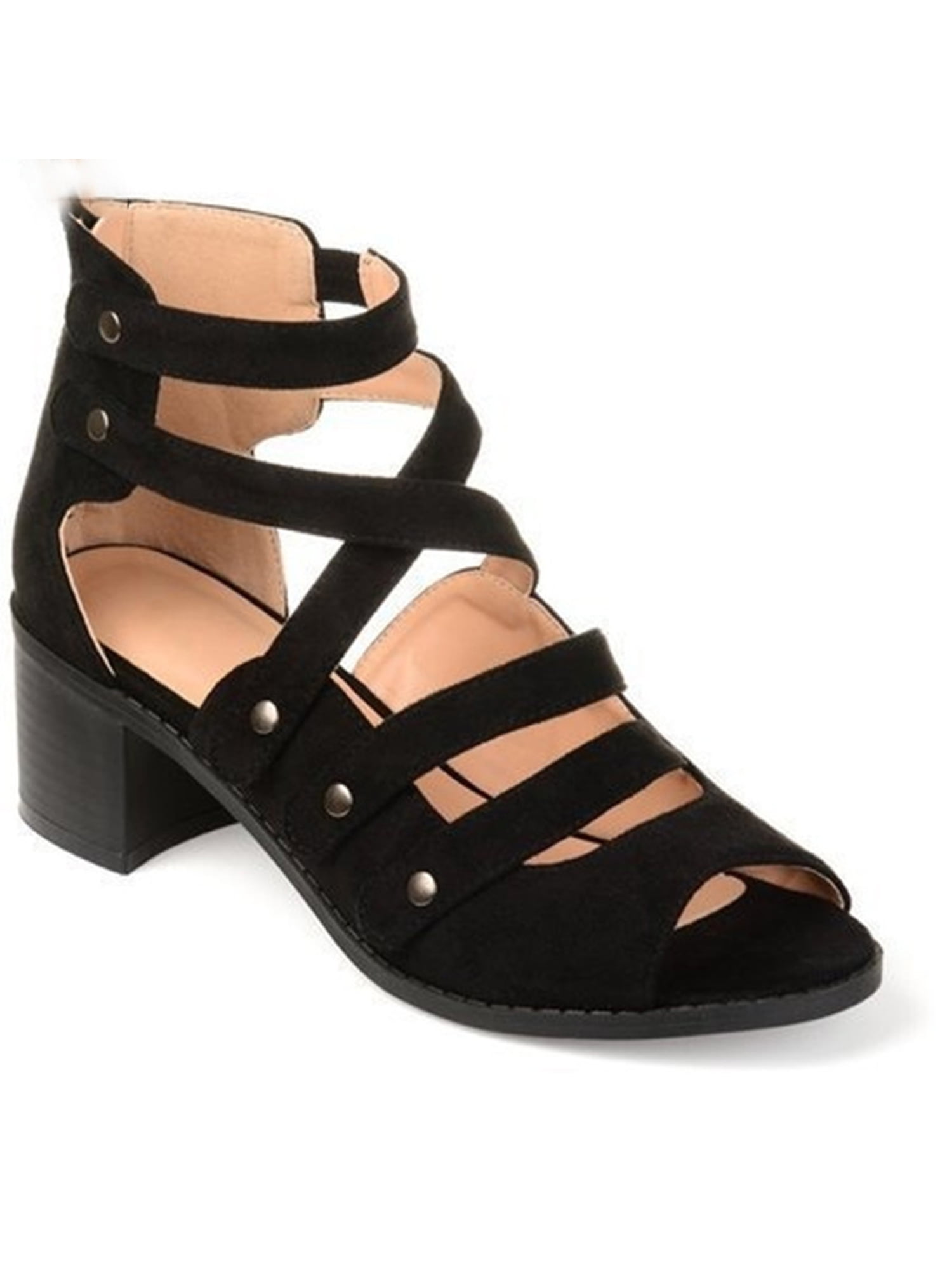 low strappy sandals