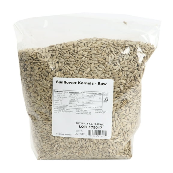 Culinary Master Sunflower Seeds in Kernels Natural 5 lb, 5LB, 1 Pack