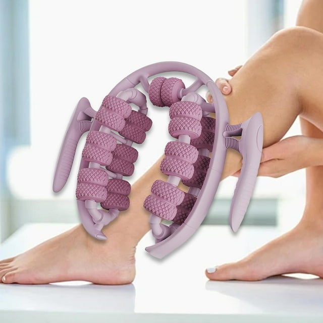 BELOVING Rouleau de Massage Antidérapant Rouleau Relaxant Musculaire Masseur pour Jambes Bras Cuisse Rose
