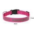 thumbnail image 2 of Customized personalized dog ID collar embroidered pet name phone collar, 2 of 5