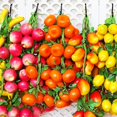 thumbnail image 4 of 2 Strings Artificial Stem Orange Fruit Plants Fake For Home Decor Trendy 50cm, 4 of 4