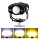thumbnail image 5 of 2x luces de conducción auxiliares LED antiniebla Perfecl faro amarillo para motocicleta, 5 of 8