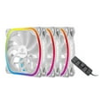 thumbnail image 4 of Enermax SquA RGB White 120mm Case Fan 3pk, 4 of 6