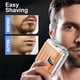 thumbnail image 3 of Afeitadora Eléctrica para Hombre, Recargable por USB, Doble Cuchilla, Recortadora de Barba para Uso en Seco y Húmedo, Afeitadora Eléctrica Portátil y Lavable C, 3 of 5