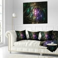thumbnail image 2 of Designart Myriad of Colored Space Circles - Abstract Throw Pillow - 16x16, 2 of 4