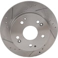 thumbnail image 3 of New Solid Brake Disc Compatible With Acura Honda RSX Type-S 4 Cyl 2.0L Accord LX 6 Cyl 3.0L Civic Si 4 Cyl 2.0L Integra Type R 4 Cyl 1.8L 1997-2006 By 19946 31245 31252 31342, 3 of 8