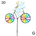 thumbnail image 1 of Animal Cycling Windmill Outdoor Decoration Insert Ground Windmill, 1 of 8