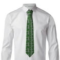 thumbnail image 5 of Fuzoiu Palm Greenery Print Men's Necktie,Business Necktie,Mens Ties for Business Wedding Graduation, 5 of 7