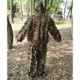 thumbnail image 2 of 2Pcs Premium Ghillie Suit 3D Leaf Adultos Ghillie Suit Woodland Camuflaje Chaqueta ntalones con capucha Conjunto para ejercicio al DYNWAVEMX Camuflaje de Ghillie Trajes, 2 of 8