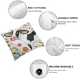 thumbnail image 6 of Ullo0ord Animal Throw Pillow Covers Milk Cow Pillow Covers for Kids,Cute Cow Cushion Covers,Floral Decorative Pillow Covers, 6 of 7