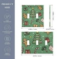 thumbnail image 2 of Yayeee Toggle Light Switch Wall Plate 2-Gang 4.56"x4.48" Decorative Outlet Cover, Christmas Cookies, 2 of 7