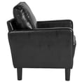 thumbnail image 3 of Flash Furniture Washington Park Upholstered Chair in Black LeatherSoft, 3 of 4