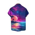 thumbnail image 4 of Busydd Mens Hawaiian Shirts Tropical Print Button Down Beach Shirts Tops Fashion Turndown Collar Regular Fit Blouses Short Sleeve Casual Vocation Shirts for Men, 4 of 4