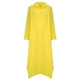 thumbnail image 4 of MIUOWANP A Line Dresses for Women 2024 Plus Size Hot Sell Casual Clothing with Multiple Pockets Womens Spring And Summer V-Neck Solid Cotton And Linen Long Sleeved Dress Size XXXXXL Yellow, 4 of 6