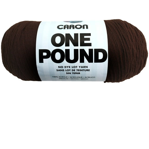 Caron One Pound Yarn, Espresso