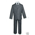 thumbnail image 4 of Infant Toddler & Boy Formal Wedding Party Tuxedo Suit Blue Gray S M L,XL 2T-20, 4 of 8
