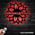 thumbnail image 2 of Craftnamesign Custom Ironworker Welding Metal Wall Art LED Light, Welder Name Sign, Workshop Decor, 2 of 5