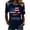 Dark Blue, variant on 4th of July Shirts Women Short Sleeve Crewneck America Flag Graphic Tees Patriotic T-Shirt Independence Day Tops