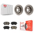 thumbnail image 1 of Transit Auto Rear Disc Brake Rotors and Semi-Metallic Pads Kit for Car 2005-2011 Audi A6 Quattro with 330mm Diameter Rotor K8S-101873, 1 of 11