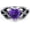 6, variant on 8mm Genuine Heart Amethyst Celtic Knot Promise Ring for Women 925 Sterling Silver Real Amethyst Wedding Engagement Rings Personalized