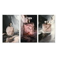 thumbnail image 2 of Designart "Perfume Couture Gold III" Fashion Perfume Wall Art Set Of 3 - Gold Fashion Perfume Gallery Wall Set For Home Decor, 2 of 7