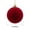 Red A, variant on COM1950s Flocked Christmas Ball Ornaments, Shatterproof Velvet Tree Decorations with Hanging String for Holiday Party and Home Display